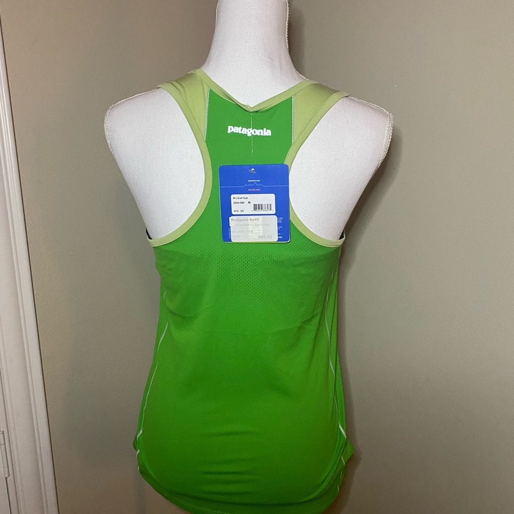 Green Patagonia Women’s draft tank - new never worn